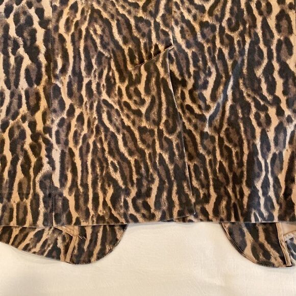 Pam and Gela Ocelot Leopard Blazer Size L - Picture 10 of 11